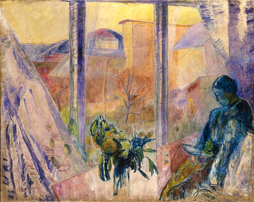 Thorvald Erichsen - Gudrun and Agnes at the Window - NG.M.01622 - National Museum of Art, Architecture and Design