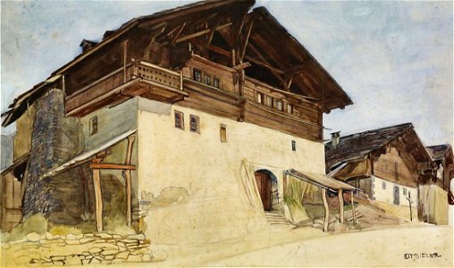 Ernest Biéler Roumaz Savièse 1