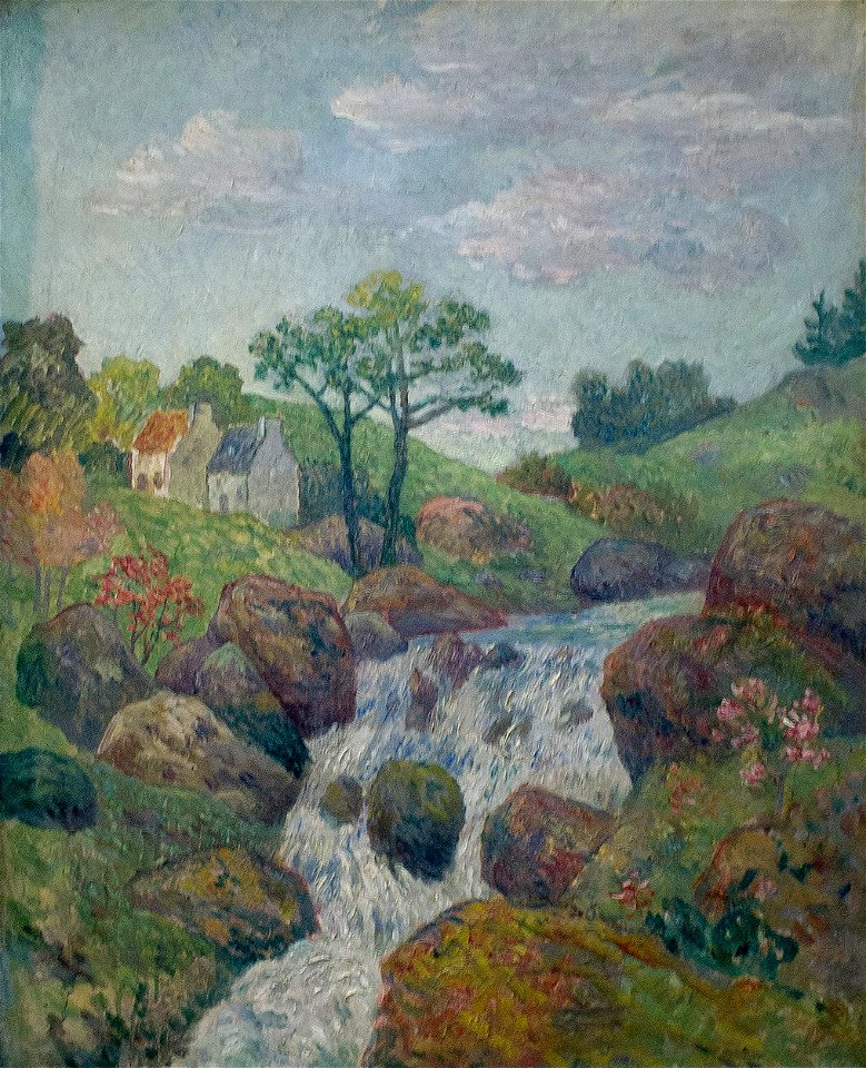 Ernest de Chamaillard Paysage breton (Vitré)