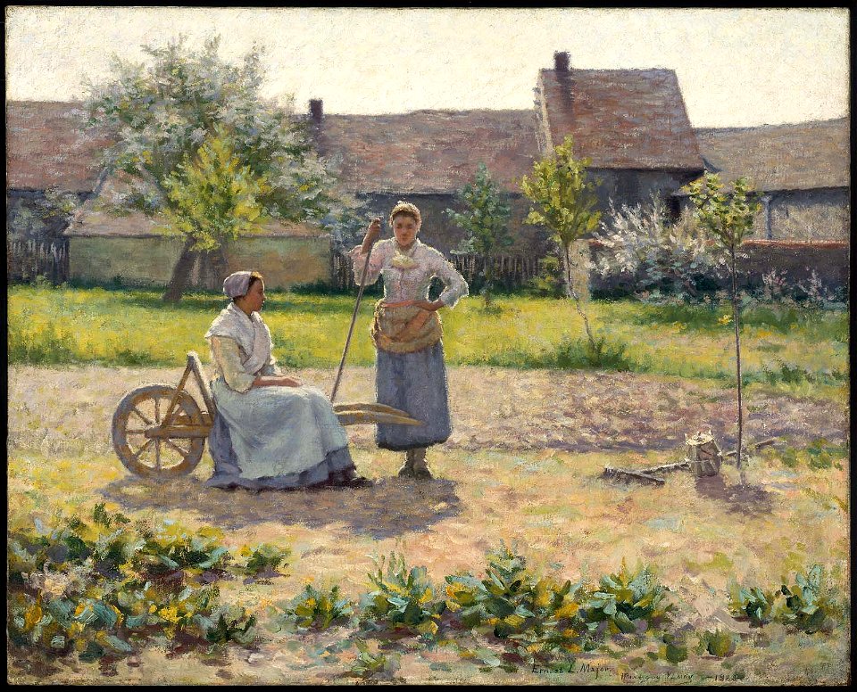 Ernest Lee Major - Resting — Montigny-sur-Loing - 1993.901 - Museum of Fine Arts