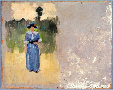 Ernest Jules Renoux - Etude de personnage (Le cours La Reine) - PPP4945 - Petit Palais