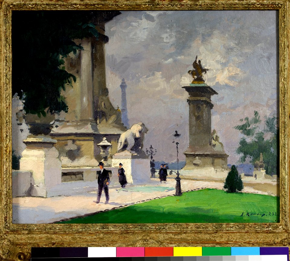 Ernest Jules Renoux - L'Entrée du Pont Alexandre III - PPP4966 - Musée des Beaux-Arts de la ville de Paris