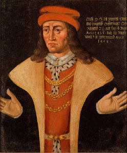 Erik I, 1382-1459, hertig av Pommern konung av Danmark Norge och Sverige - Nationalmuseum - 15058. Free illustration for personal and commercial use.