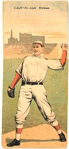 Ernest Lush-A. J. Hauser, St. Louis Cardinals, baseball card portrait LCCN2007683876