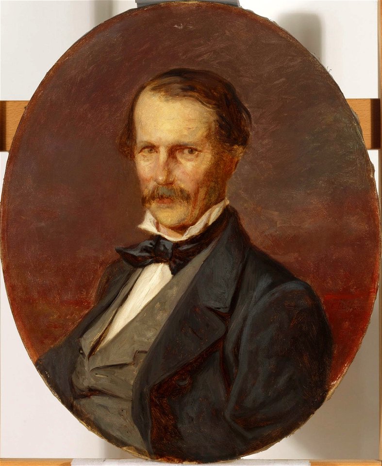 Erik Johan Löfgren - Portrait of the painter Magnus von Wright - A I 86 - Finnish National Gallery