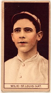 Ernest Wilie, St. Louis Cardinals, baseball card portrait LCCN2008678005