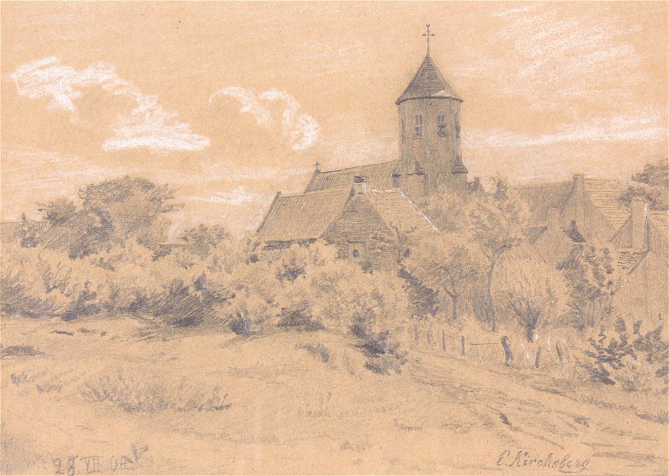 Ernestine von Kirchsberg Am Dorfrand 1904