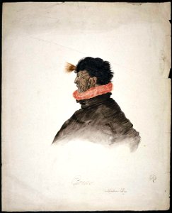 Erino, Massacre Bay, watercolour & gum arabic by Isaac Coates