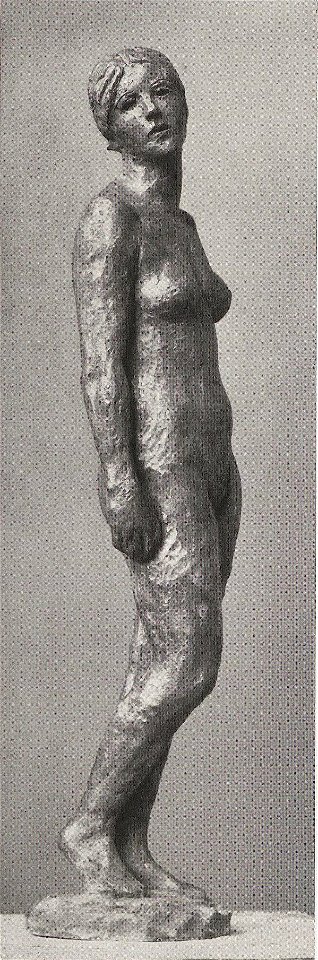 Ernesto de Fiori - Mädchen. Bronze