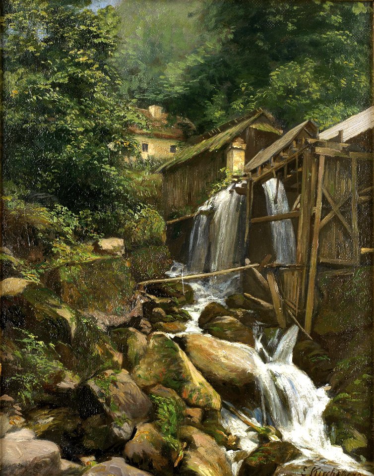 Ernestine von Kirchsberg Verfallene Mühle