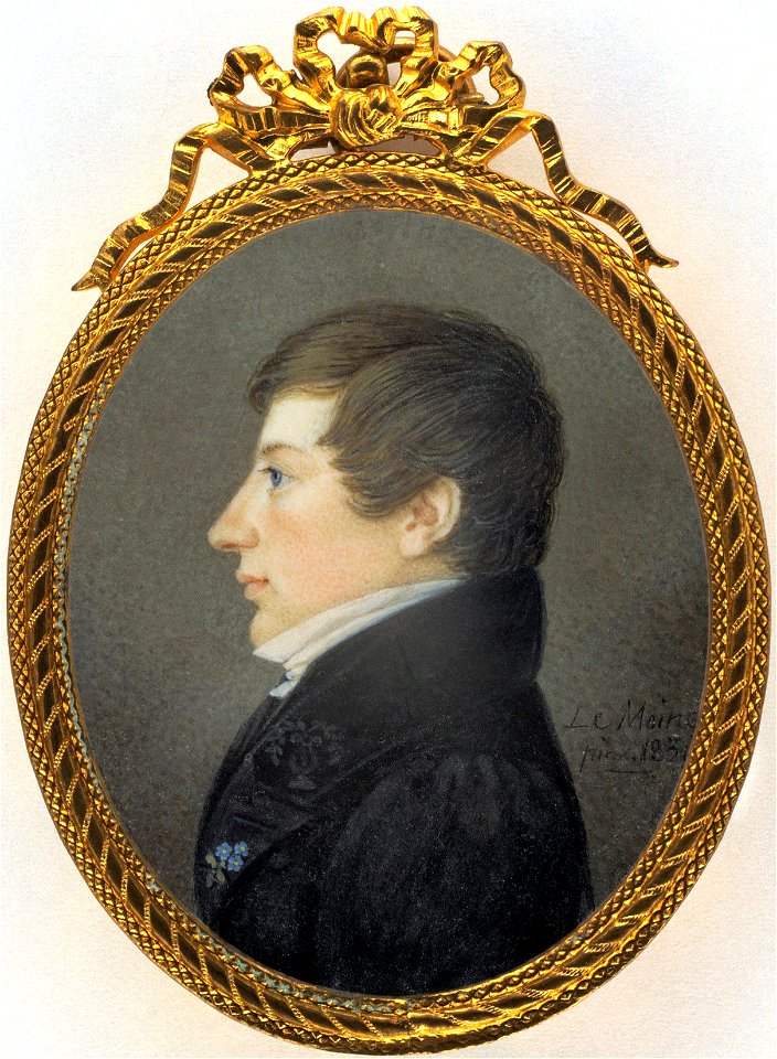 Erik Wilhelm Le Moine - Portrait of a man - S 168 - Finnish National Gallery