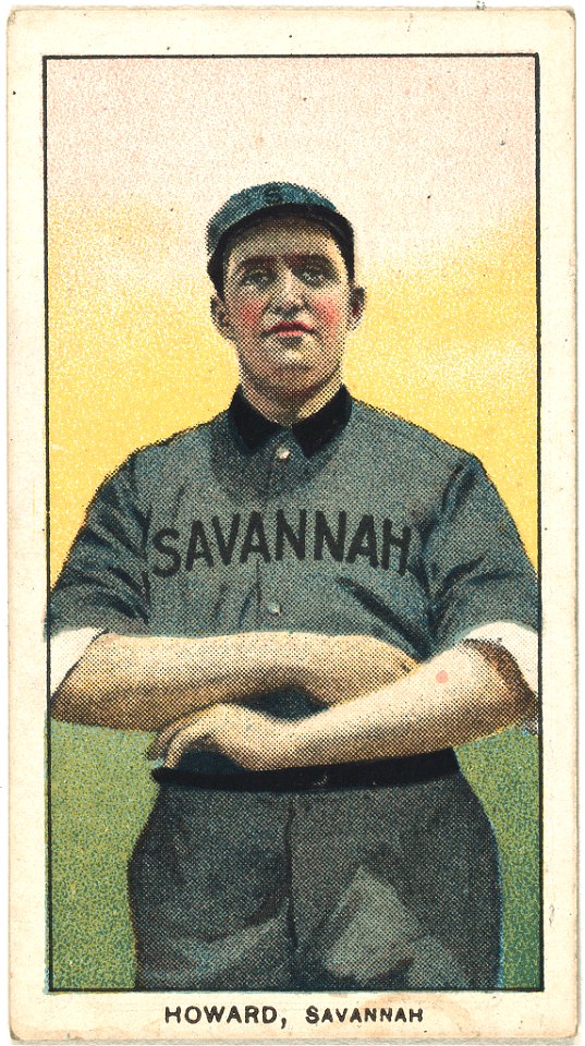 Ernie Howard, Savannah Team, baseball card portrait LCCN2008676907