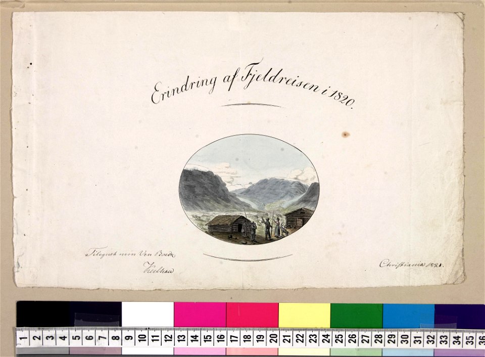Erindring af Fjeldreisen i 1820 - no-nb digimanus 60181-1
