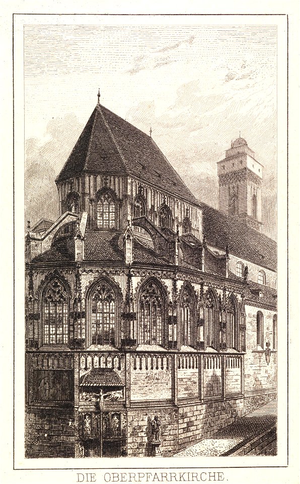 Erinnerung an Bamberg 003 Die Oberpfarrkirche