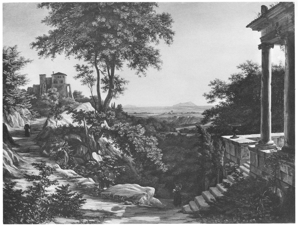 Ernst Fries Italienische Landschaft