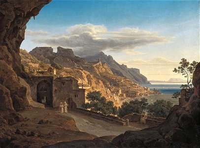 Ernst Fries - Blick auf Amalfi - 12528 - Bavarian State Painting Collections
