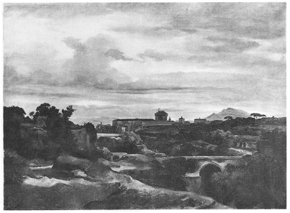 Ernst Fries Abendstimmung bei Rom