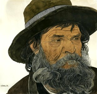 Ernest Biéler la petite les haudres 36
