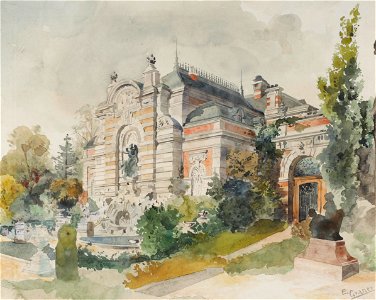 Ernst Graner Villa in einem Park
