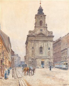 Ernst Graner - The so-called Rauchfangkehrerkirche in Vienna