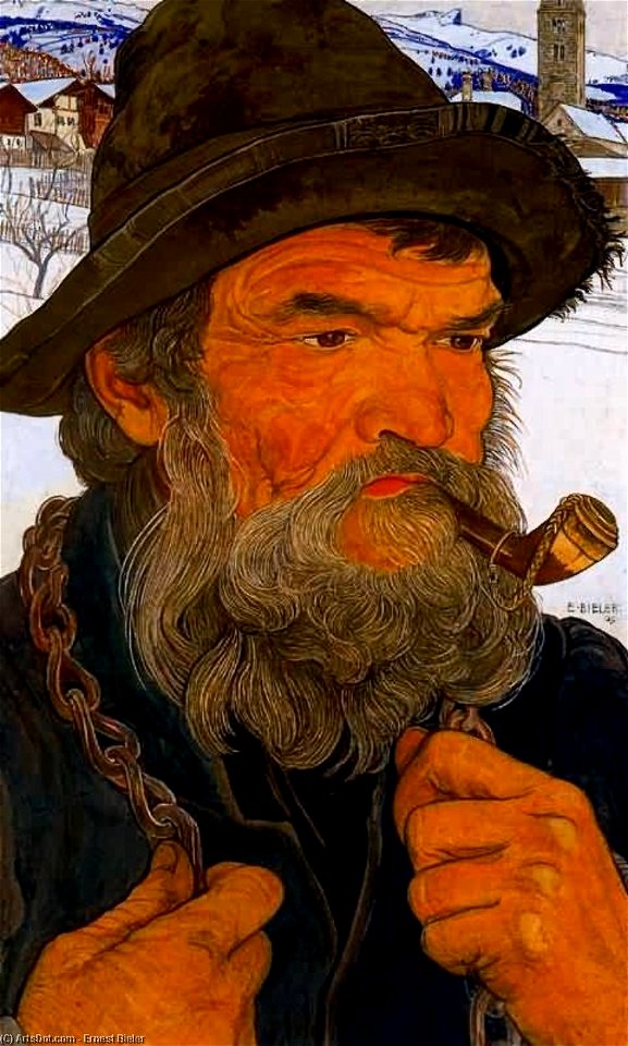 Ernest Biéler Le Forgeron 1909