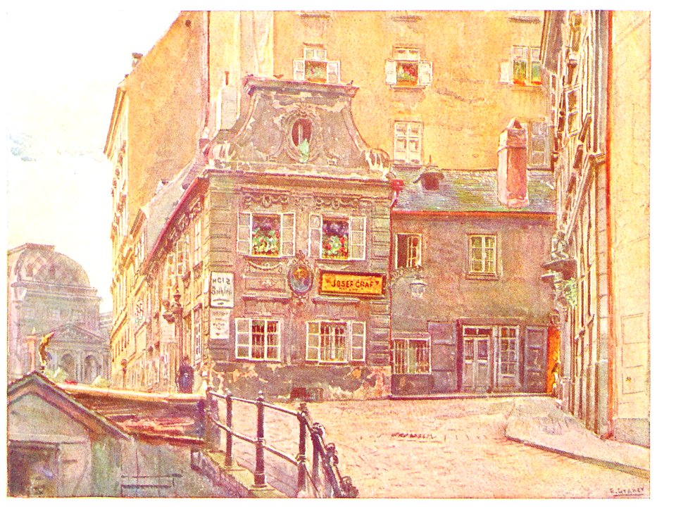 Ernst Graner Mölkerbastei Schreyvogelgasse Vienna 1925 dgE