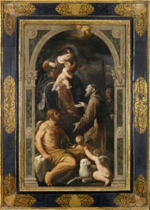 Ermanno Stroiffi - Virgin and Child with Sts John the Baptist, Francis and James the Great