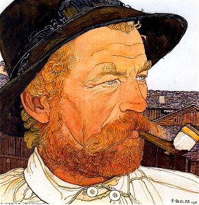 Ernest Biéler Portrait 1911