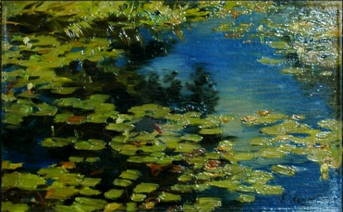 Ernst Henseler - Teich mit Seerosen - BG-M-SG 5692-92 - Berlinische Galerie
