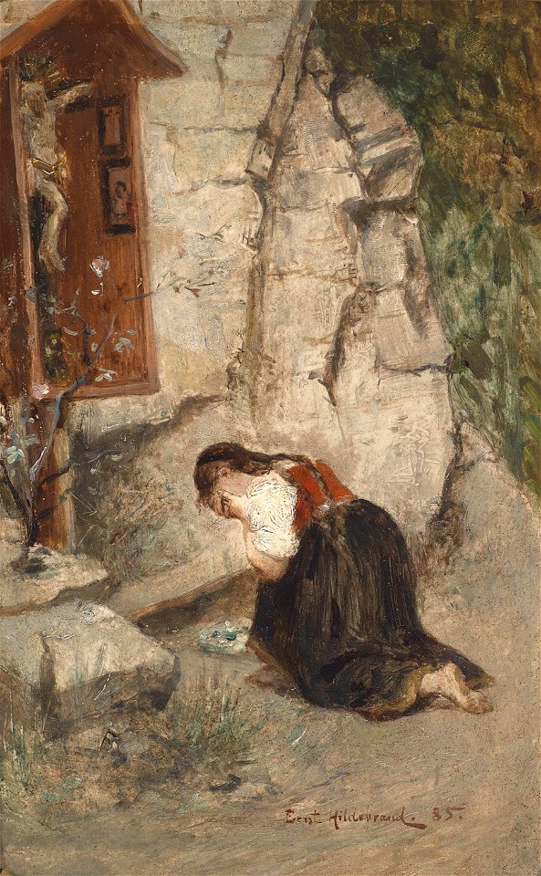 Ernst Hildebrand Verzweiflung 1885