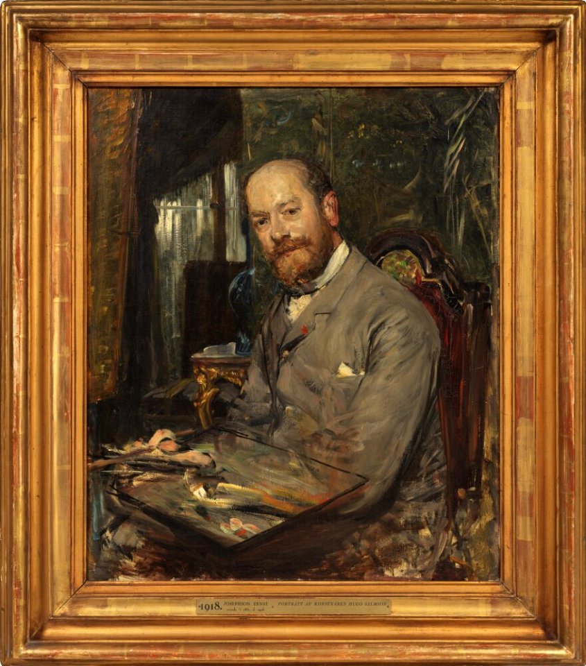 Ernst Josephson - Hugo Salmson, the Artist. Uncompleted - NM 1918 - Nationalmuseum