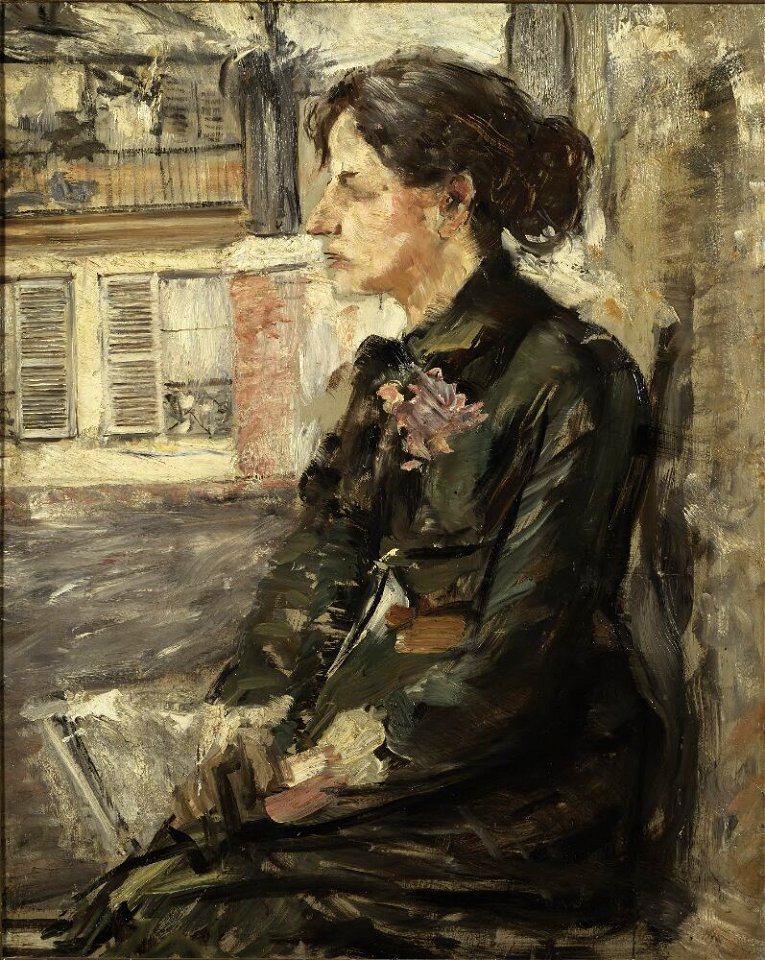 Ernst Josephson - Miss Louise Breslau, the Artist - NM 2155 - Nationalmuseum