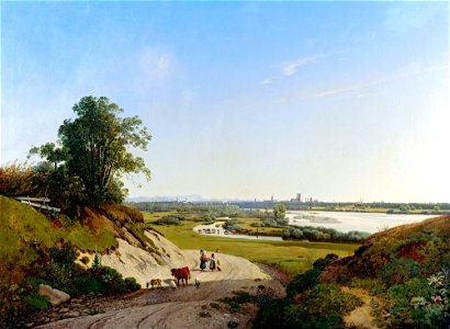 Ernst Kaiser - Blick von Oberföhring auf München - G 10451 - Lenbachhaus
