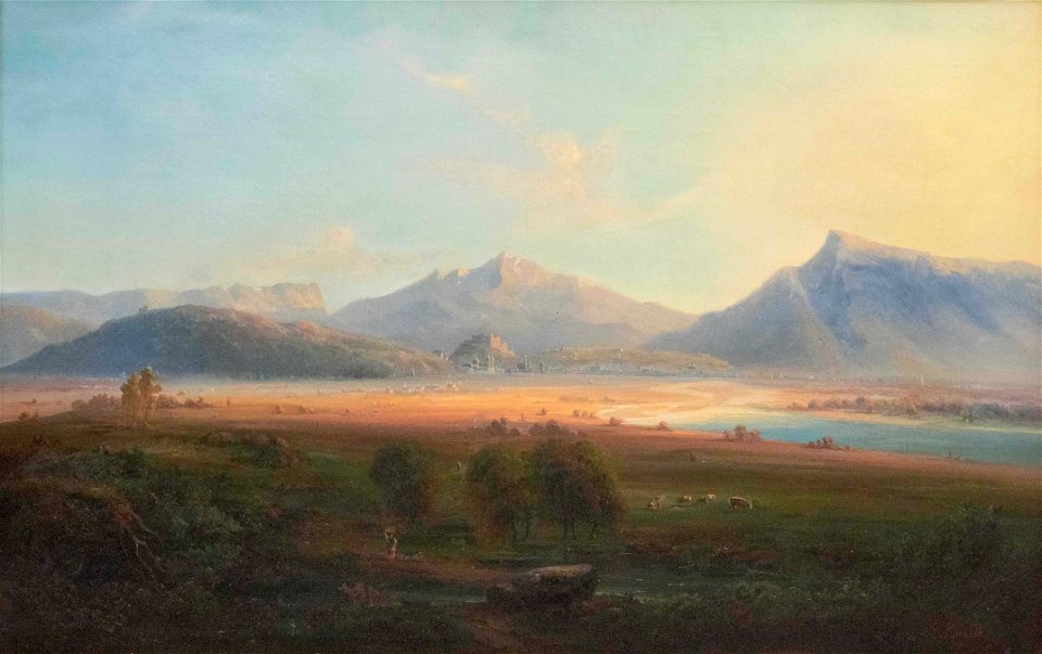 Ernst Kaiser Blick auf Salzburg