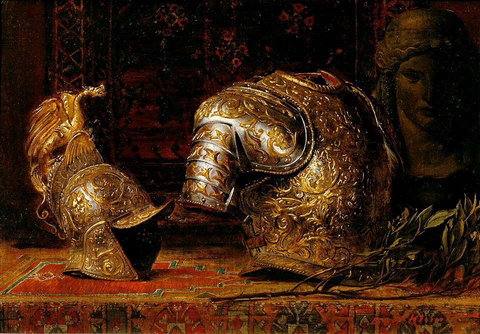 Ernst Klimt - Stillleben mit Rüstung - 8429 - Österreichische Galerie Belvedere