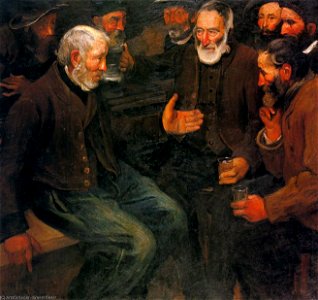 Ernest Biéler La Veillée