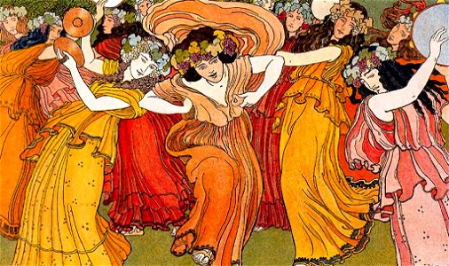 Ernest Biéler les bacchantes