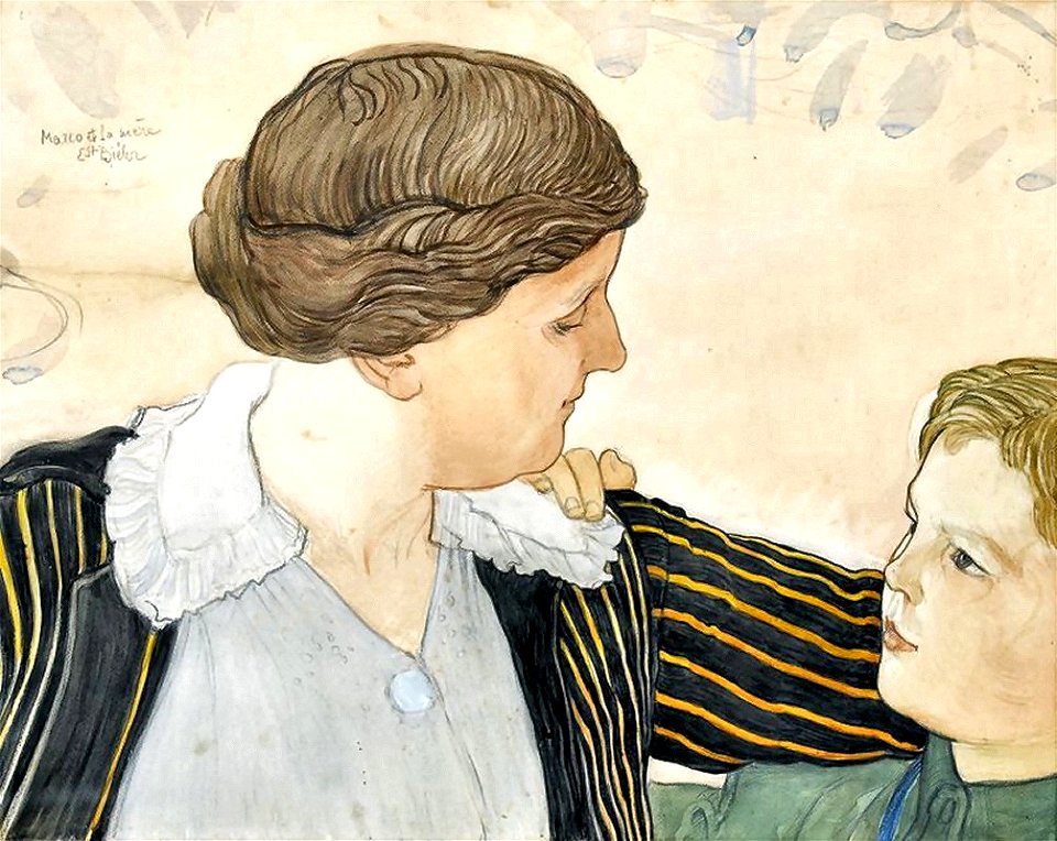 Ernest Biéler marco et sa mre