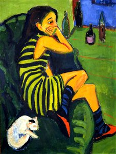 Ernst Ludwig Kirchner - Artistin (Marzella)
