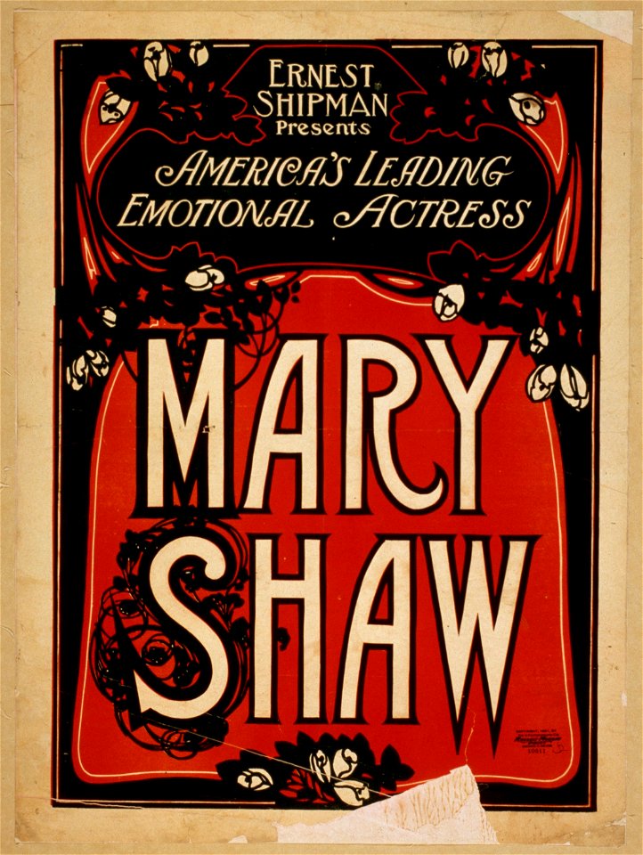 Ernest Shipman presents America's leading emotional actress, Mary Shaw LCCN2014635859