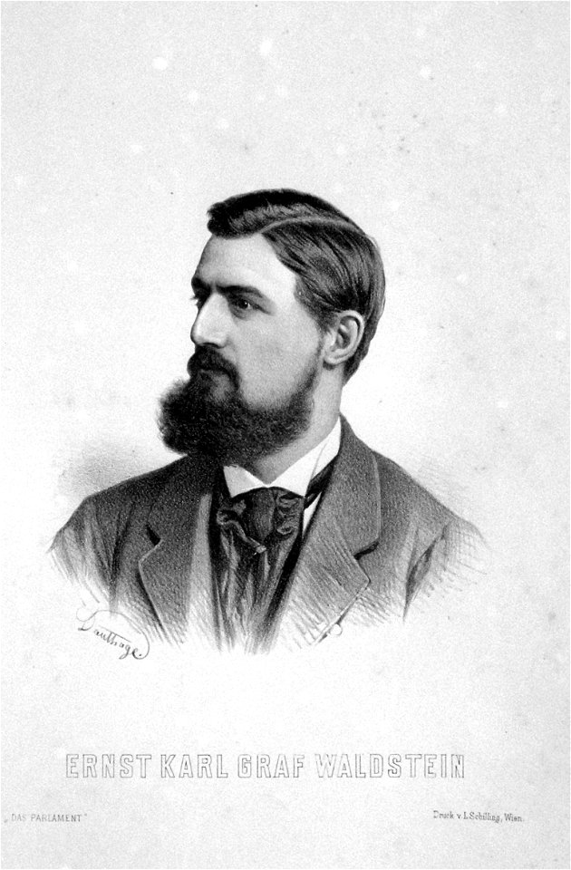Ernst Karl von Waldstein-Wartenberg Litho