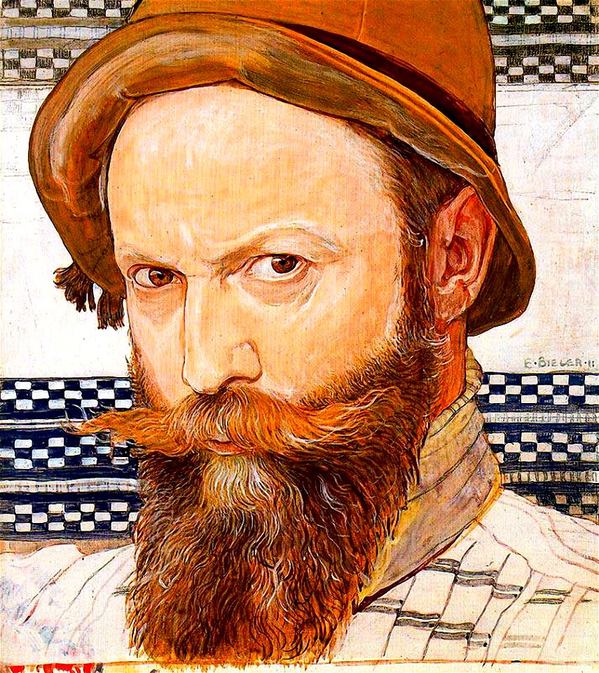 Ernest Biéler Portrait du peintre par lui-même