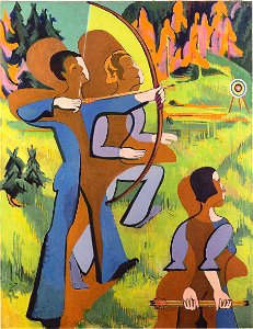 Ernst Ludwig Kirchner - Bogenschützen -1935-37