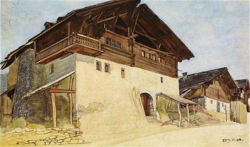 Ernest Biéler Roumaz Savièse