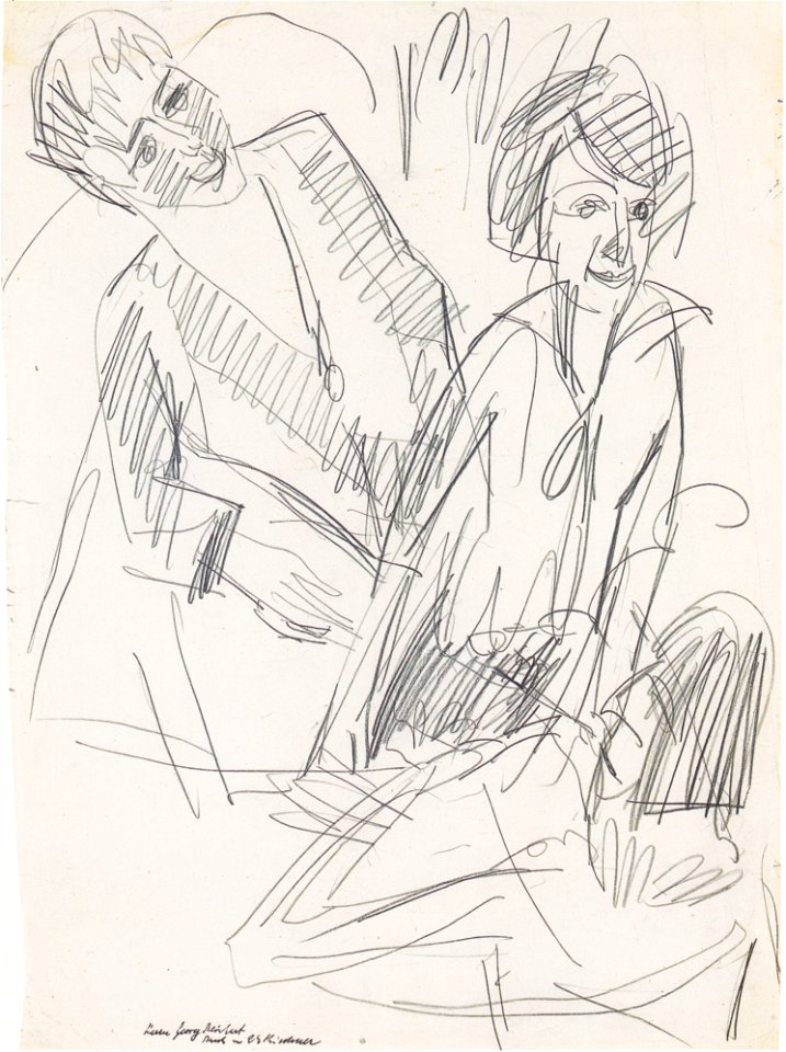 Ernst Ludwig Kirchner - Drei Frauen