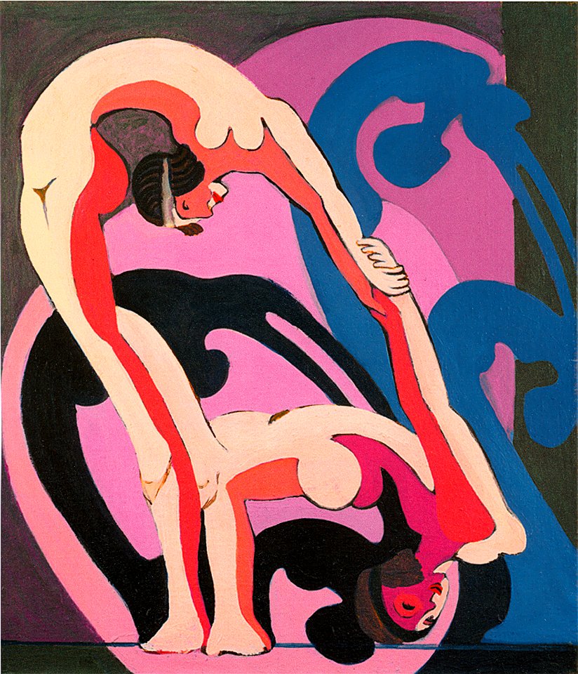 Ernst Ludwig Kirchner - Akrobatenpaar - Plastik - 1932-33