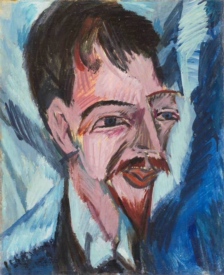 Ernst Ludwig Kirchner - Alfred Döblin - BR51.44 - Busch–Reisinger Museum