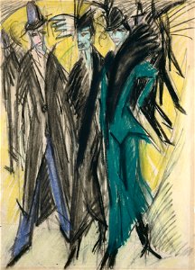 Ernst Ludwig Kirchner - Berlin Street Scene - Google Art Project