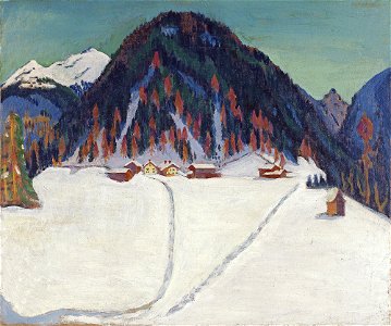 Ernst Ludwig Kirchner - Junkerboden unter Schnee
