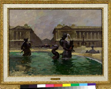 Ernest Jules Renoux - La Place de la Concorde et la rue Royale - PPP4967 - Musée des Beaux-Arts de la ville de Paris